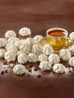 Baiser-Tropfen „Mokka“