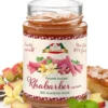 Bio Rhabarber-Konfitüre Extra mit Vanille