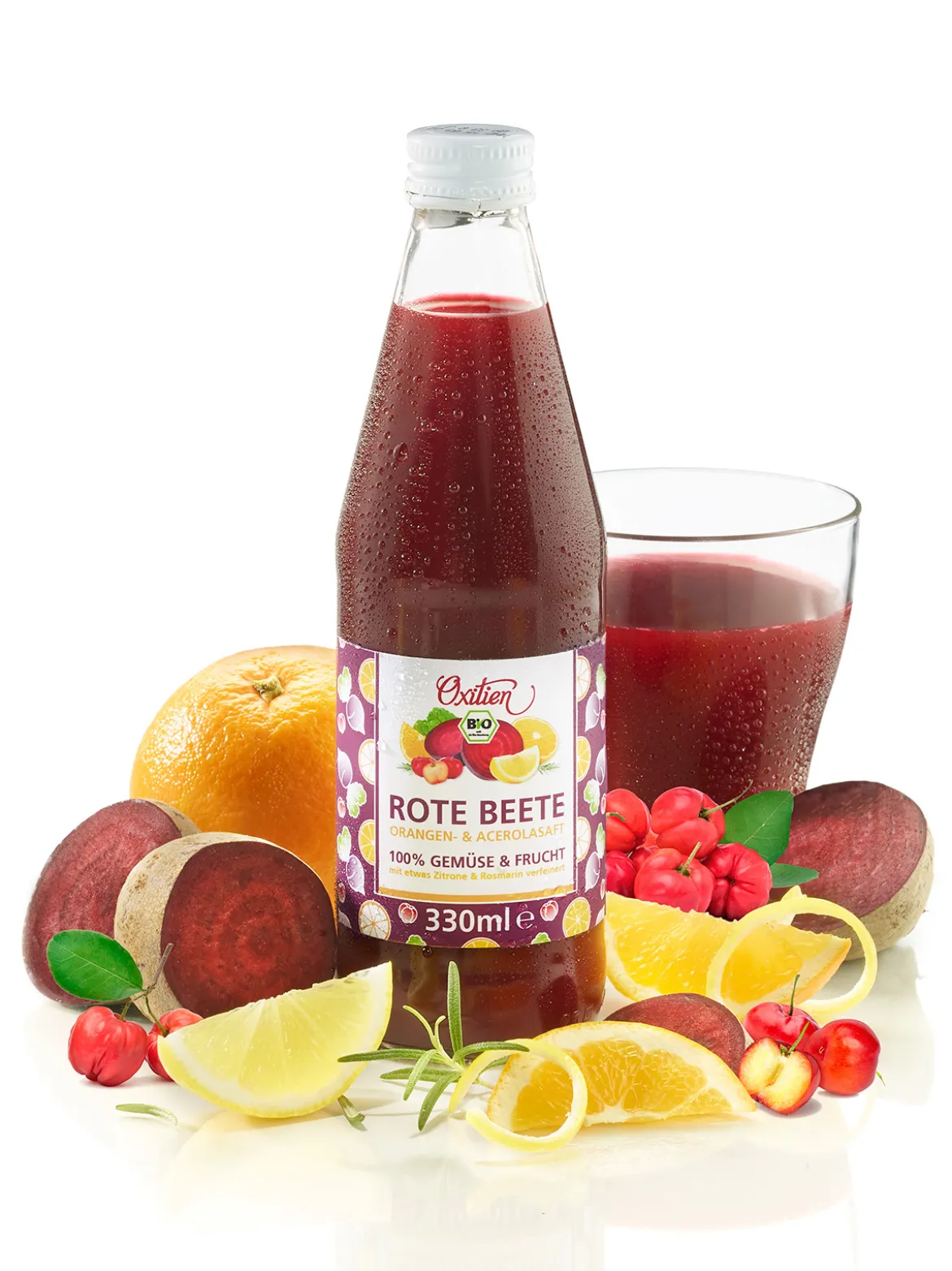 BIO Rote Beete-Orangen- & Acerolasaft