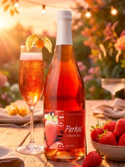 Erdbeer-Secco, alkoholfrei