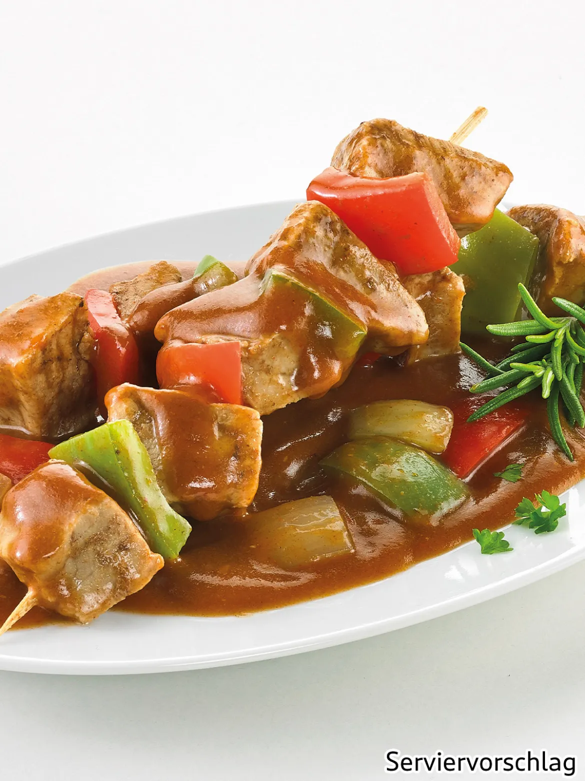 Feuriges Schaschlik