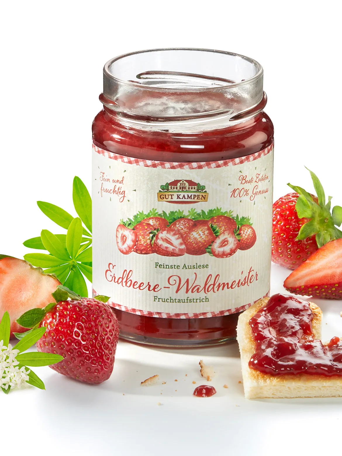 Fruchtaufstrich Erdbeere-Waldmeister