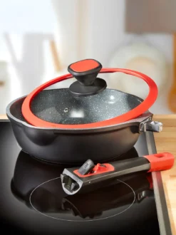 Garpfanne „Klick-Griff“ mit Deckel