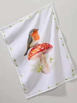 Geschirrtuch „Rotkehlchen“