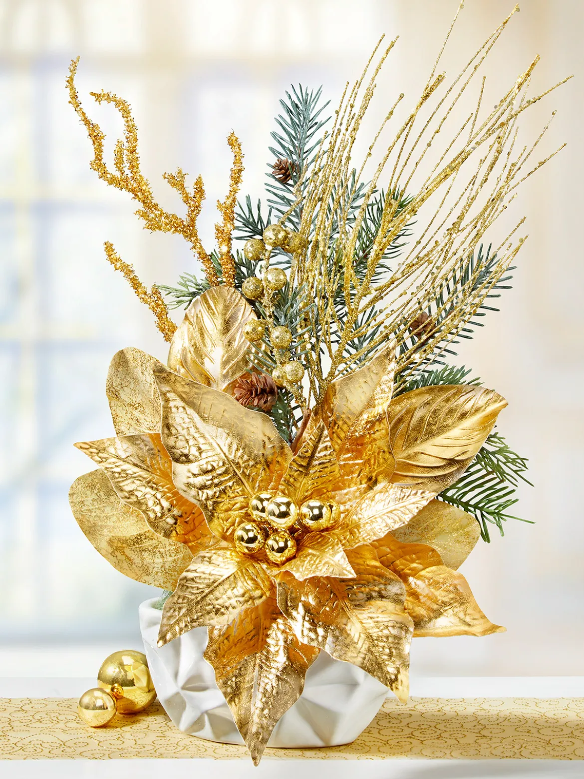Gesteck „Weihnachtsstern“