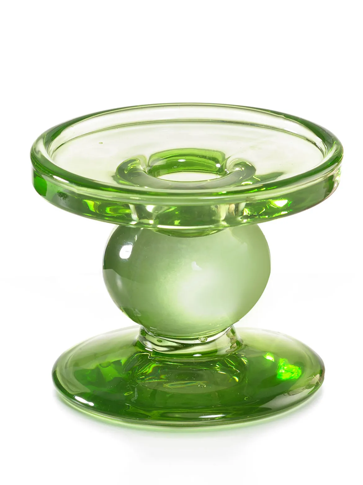 Glas-Kerzenständer „Grün“