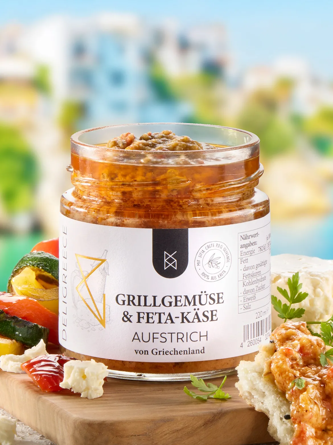 Grillgemüse & Feta Aufstrich