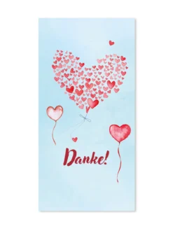Grußkarte „Danke“