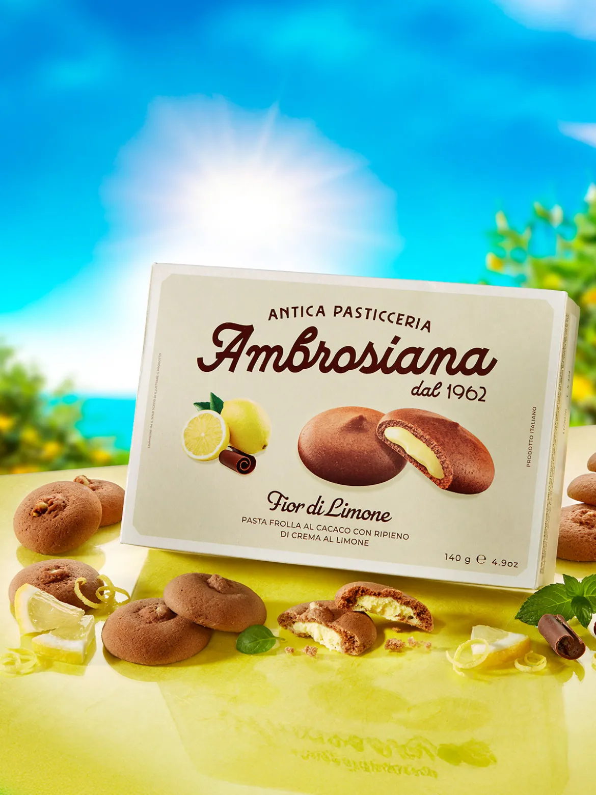 Italienisches Zitronengebäck