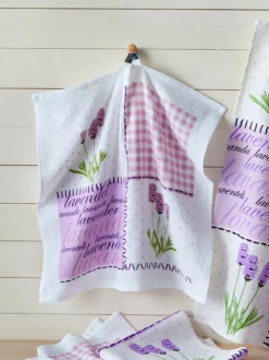 Küchenfrottiertuch „Lavendel“