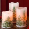 LED Kerzentrio „Winterwald“