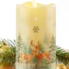 LED-Kerze „Schneewald“