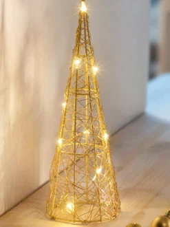 LED-Pyramide „Goldzauber“