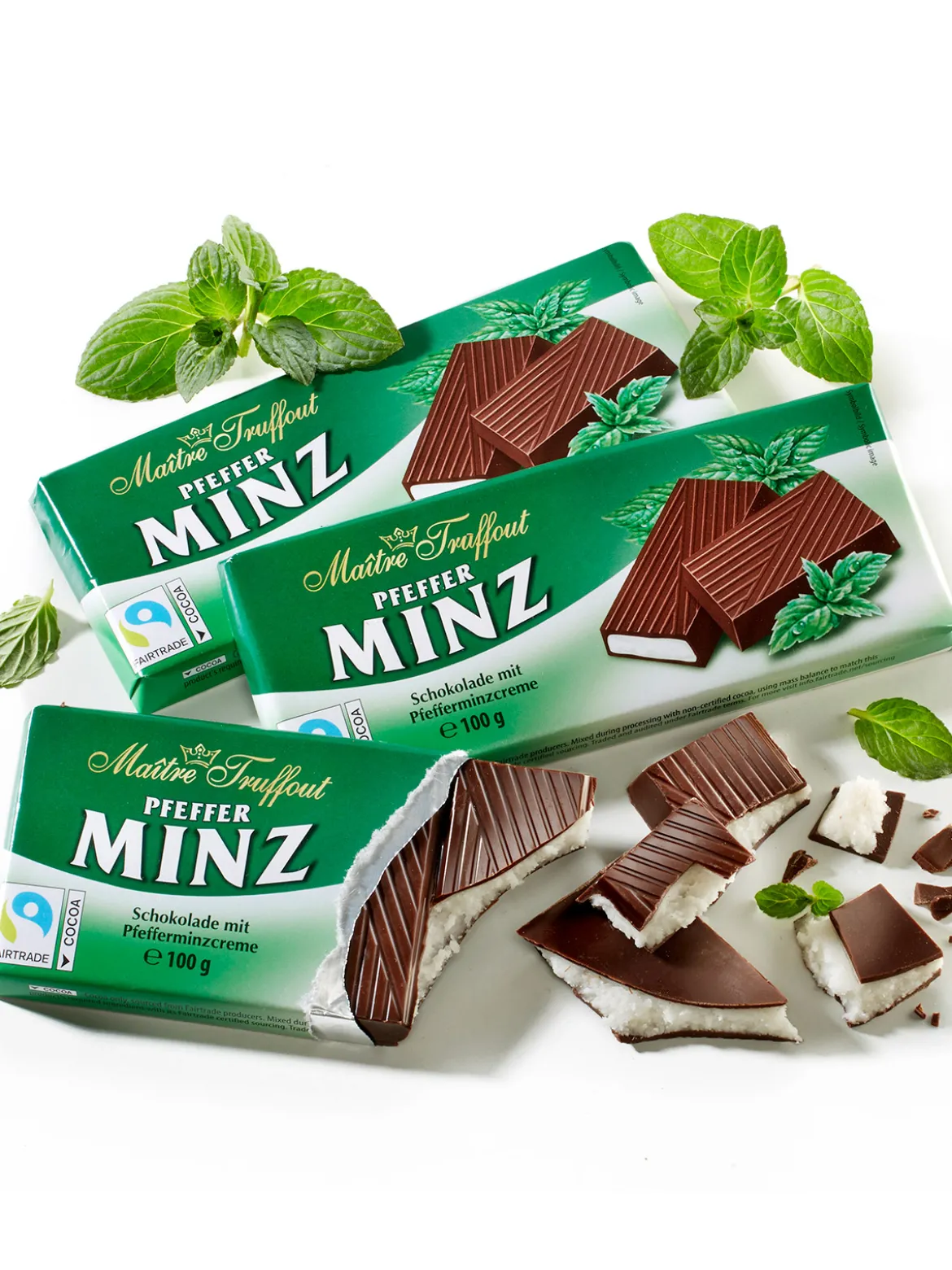 Minzschokoladen-Trio