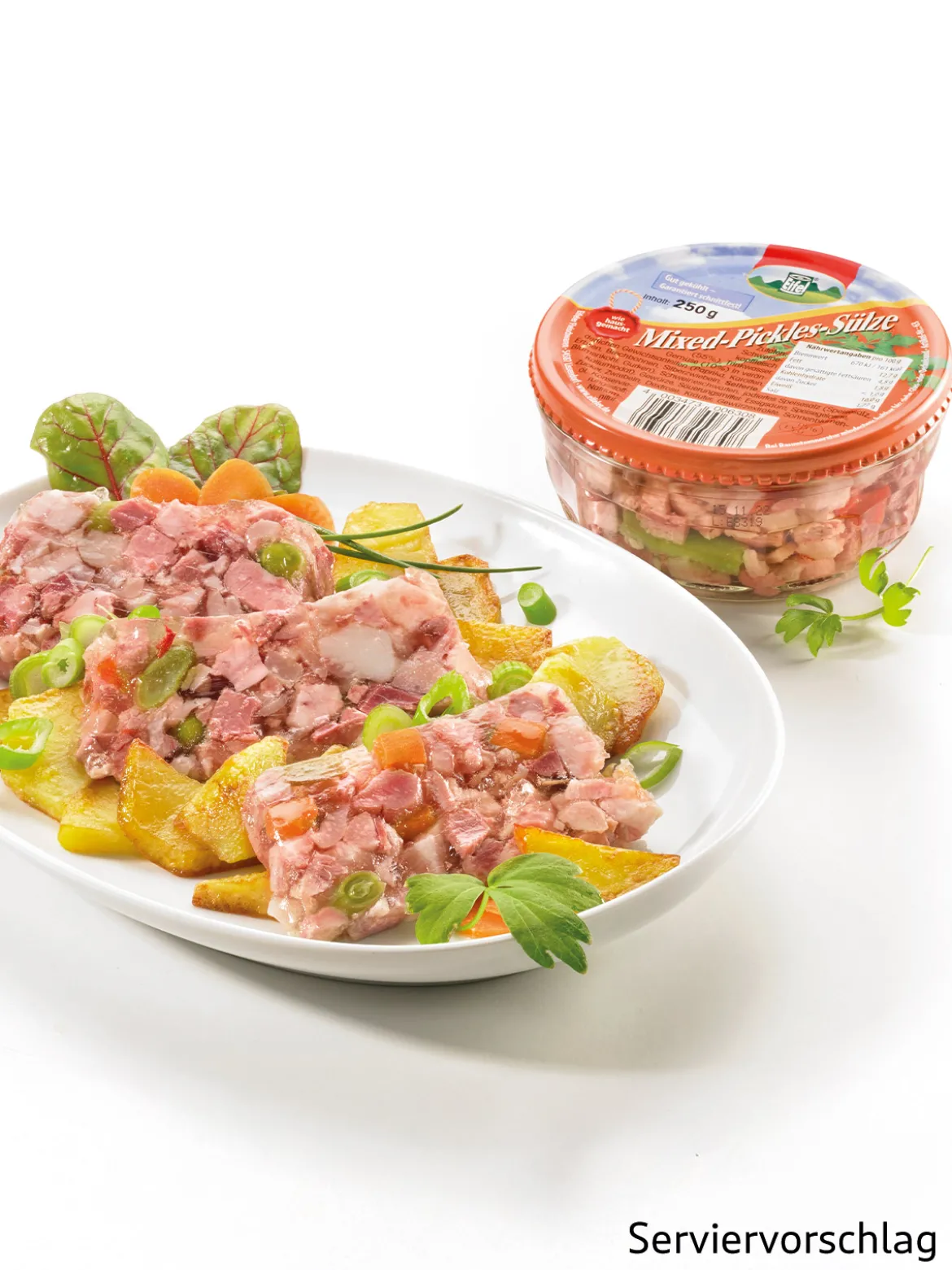 Mixed-Pickles-Sülze
