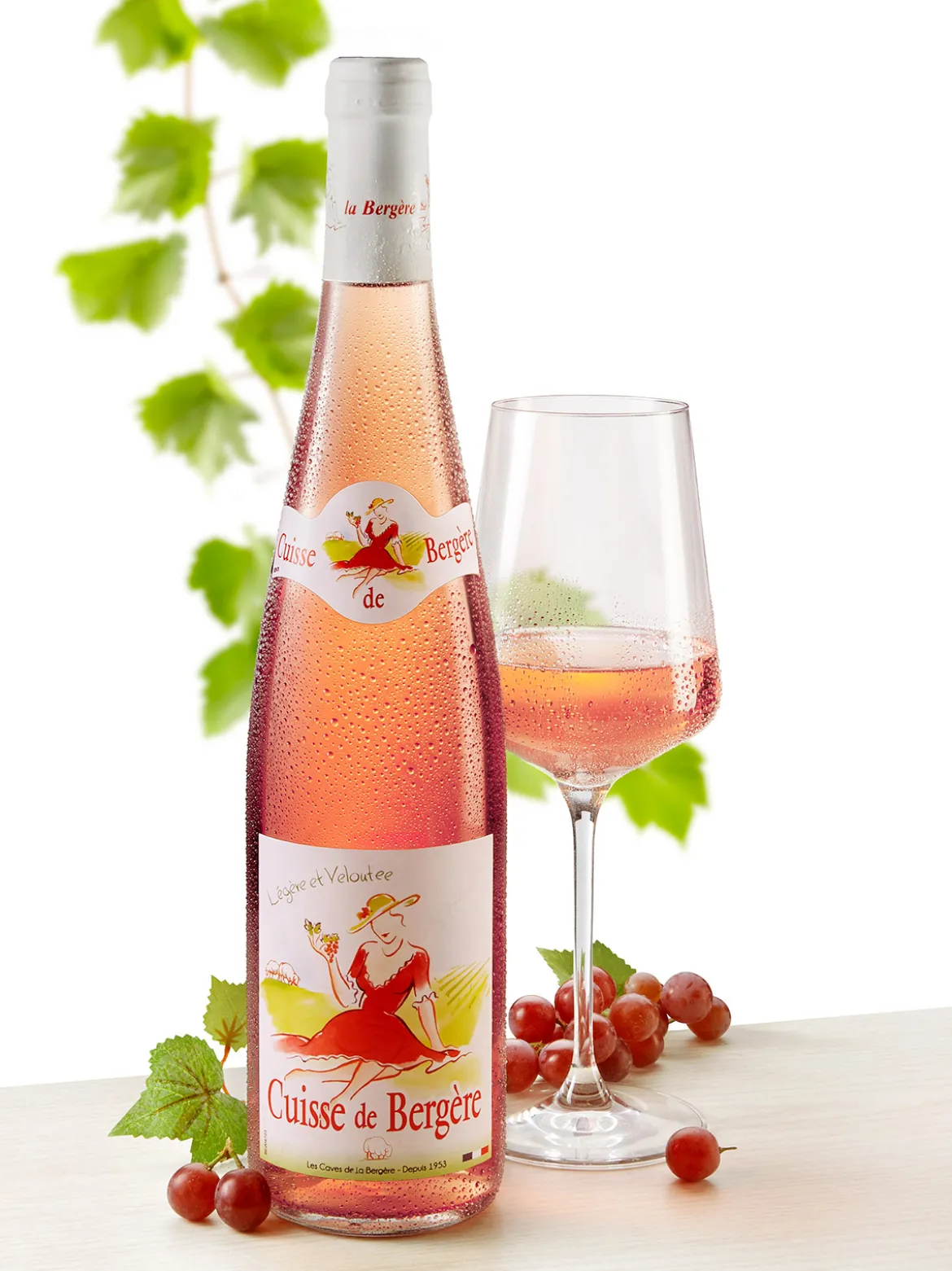 Rosé-Wein „Cuisse de Bergère“
