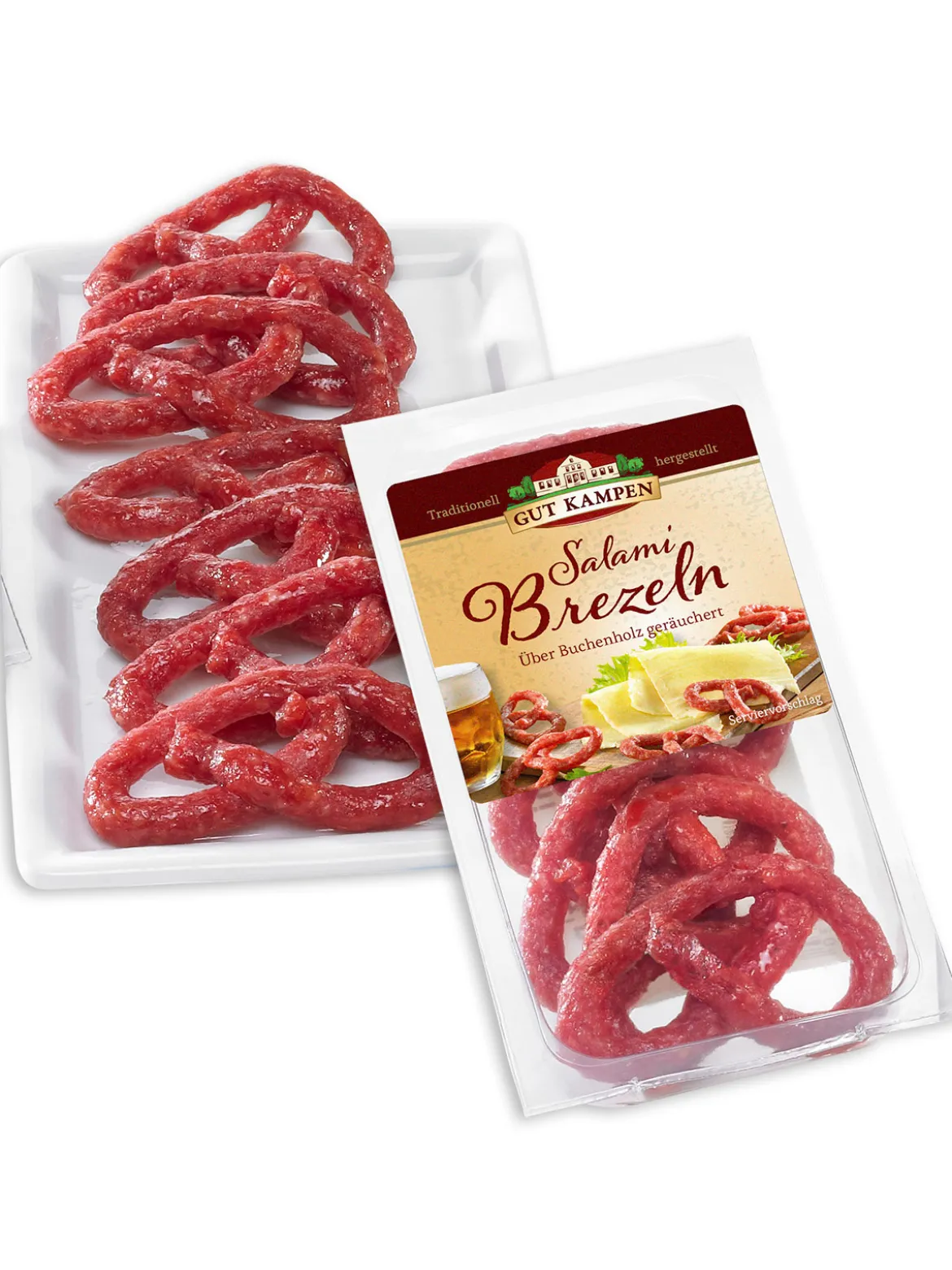 Salami-Brezeln