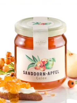 Sanddorn-Apfel-Gelee