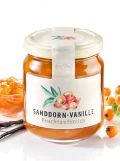 Sanddorn-Vanille-Fruchtaufstrich