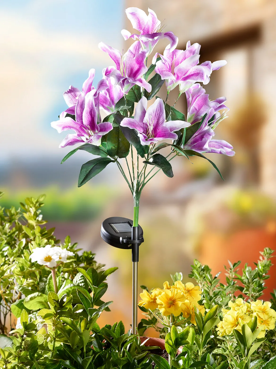 Solar-Stecker „Lilien“