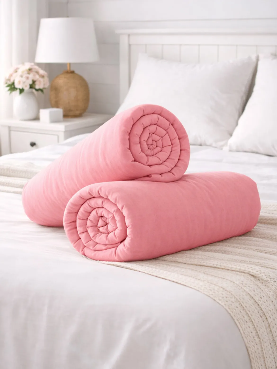 Spannbettlaken „Leni“, Rosé