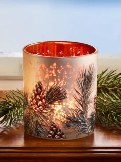 Teelichthalter „Winterglück“