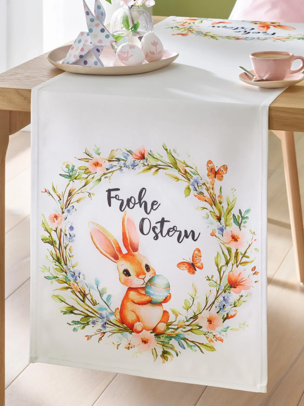 Tischläufer „Frohe Ostern“