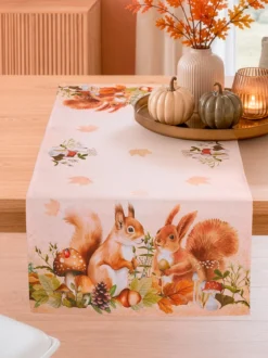 Tischwäsche-Serie „Herbstfreunde“