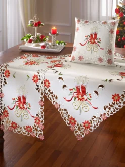Tischwäsche „Weihnachtskerze“