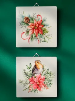 Wandbilder-Duo „Weihnachtsstern“