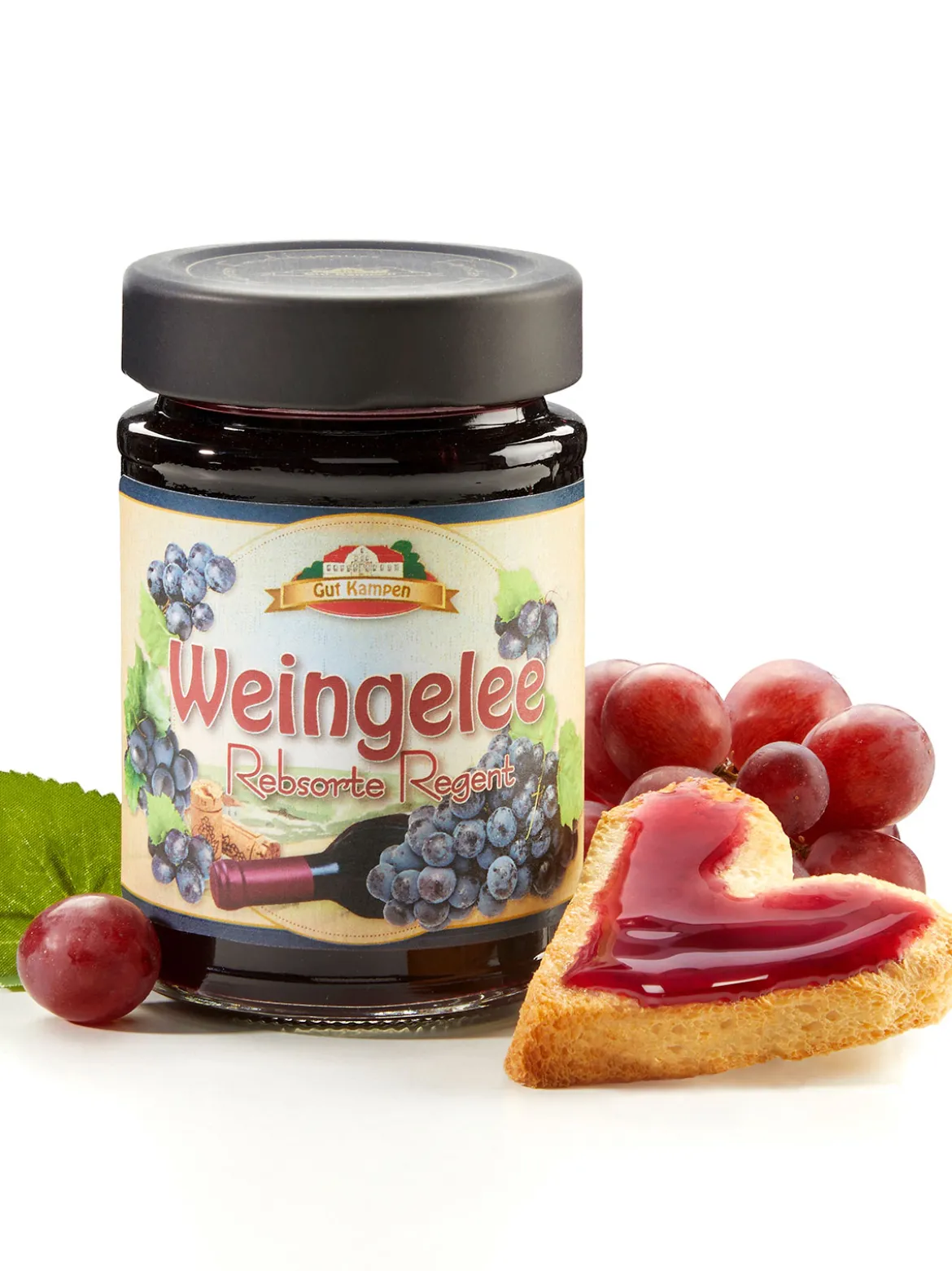 Weingelee Rebsorte „Regent“