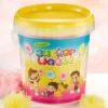 Zuckerwatte im Eimer
