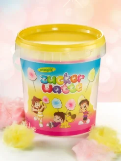 Zuckerwatte im Eimer